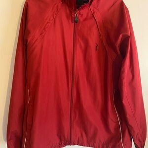 PGA Tour Red Windbreaker Jacket Converts to Vest